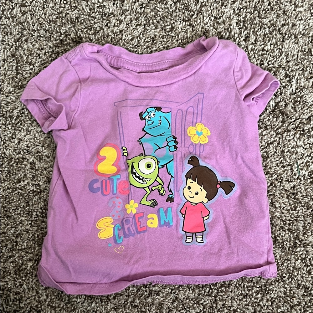Monsters Inc. Baby Purple T-Shirt